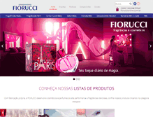 Tablet Screenshot of fiorucci.com.br
